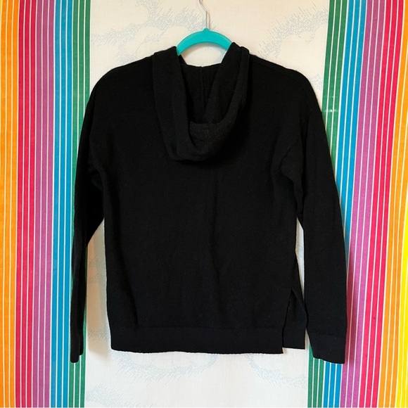 MADE FOR ITALIC quinn cashmere sweater hoodie medium - Picture 5 of 11